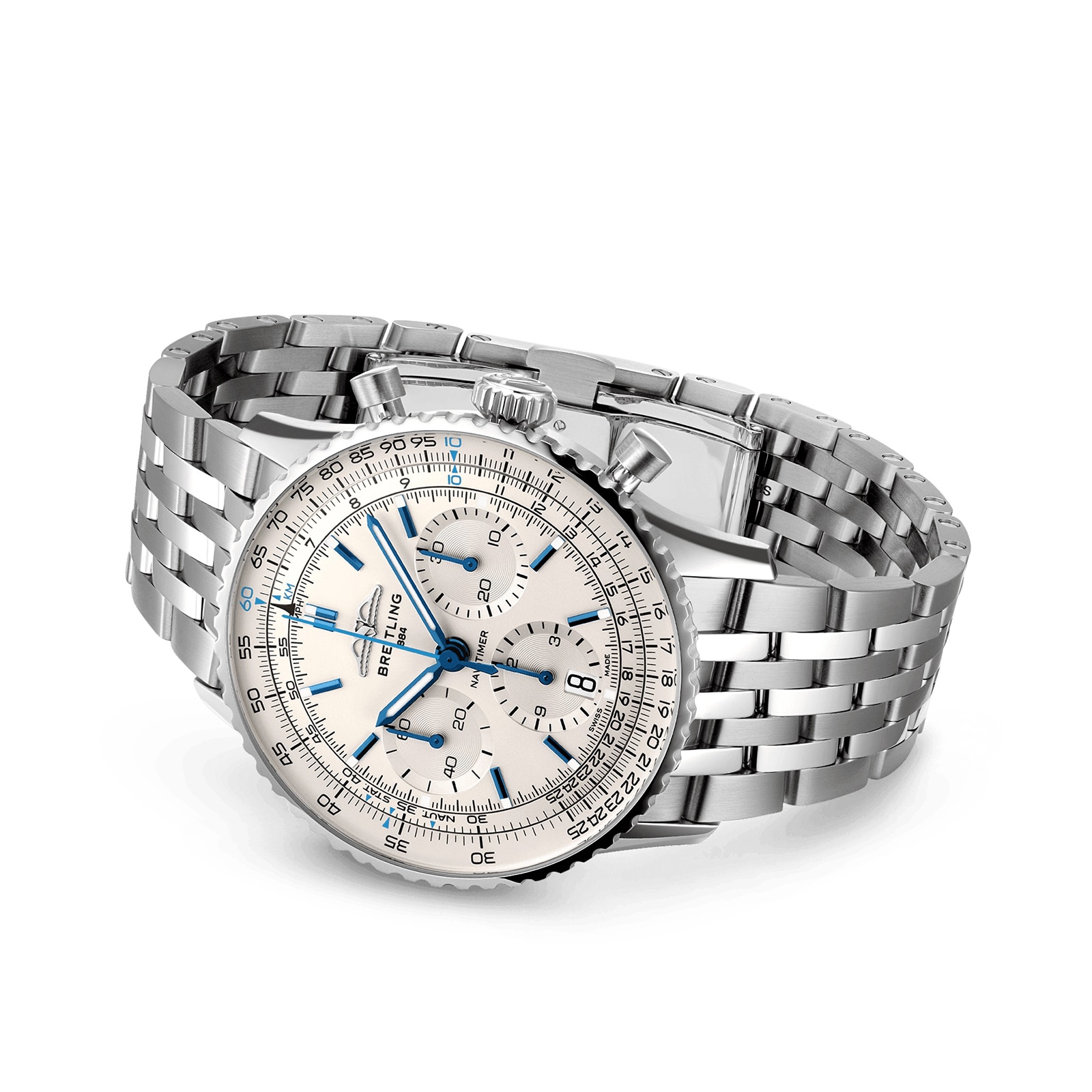 Breitling Navitimer Chronograph 41mm Mens Watch White