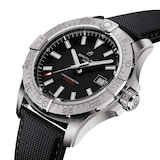 Breitling Avenger Automatic 42mm Mens Watch Black Leather