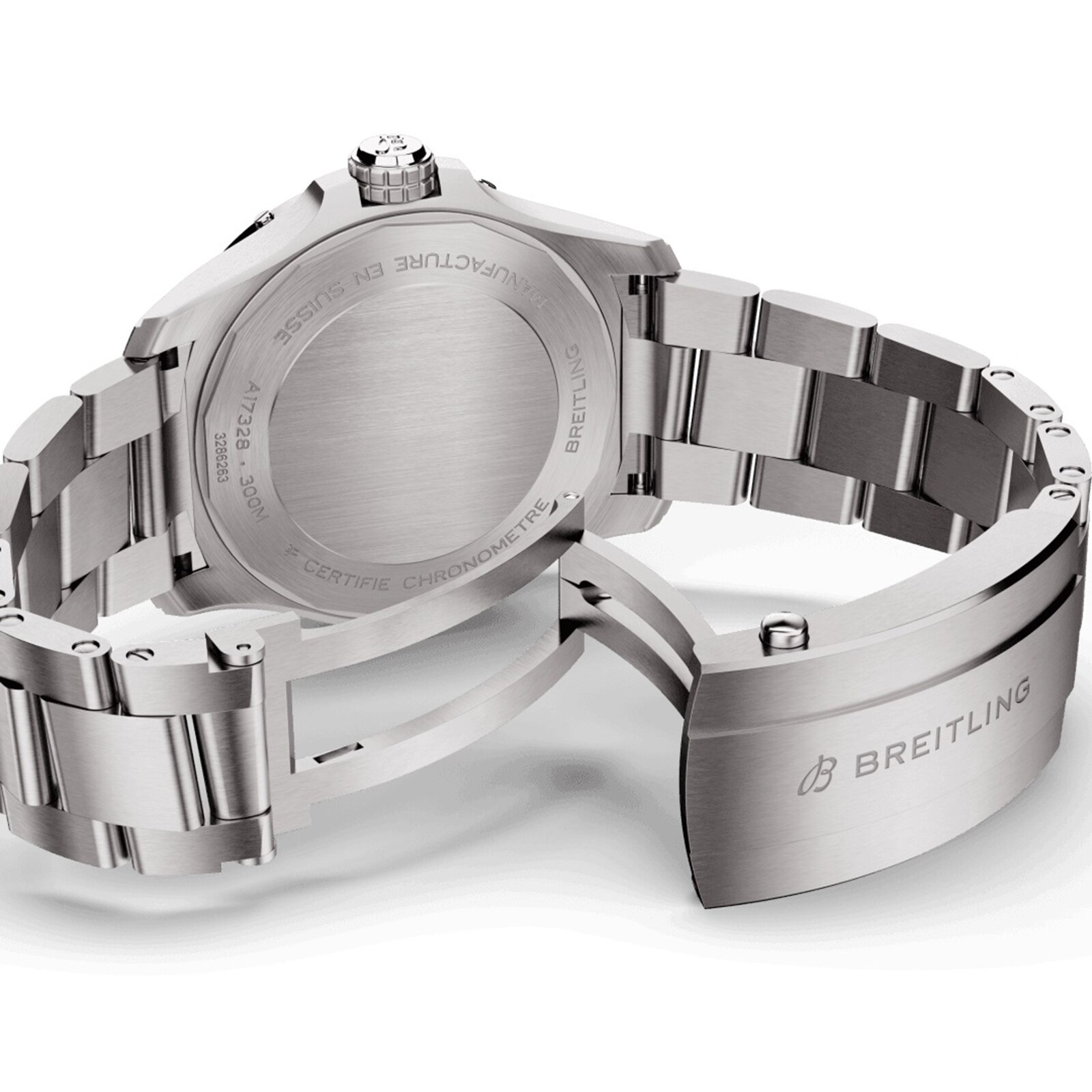 Breitling Avenger Automatic 42mm Mens Watch Green Stainless Steel