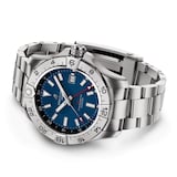 Breitling Avenger Automatic GMT 44mm Mens Watch Blue Stainless Steel