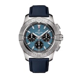 Breitling Avenger Chronograph B01 44mm Mens Watch Blue Leather