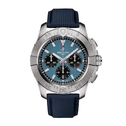 17532582 - Avenger Chronograph B01 44mm Mens Watch Blue Leather