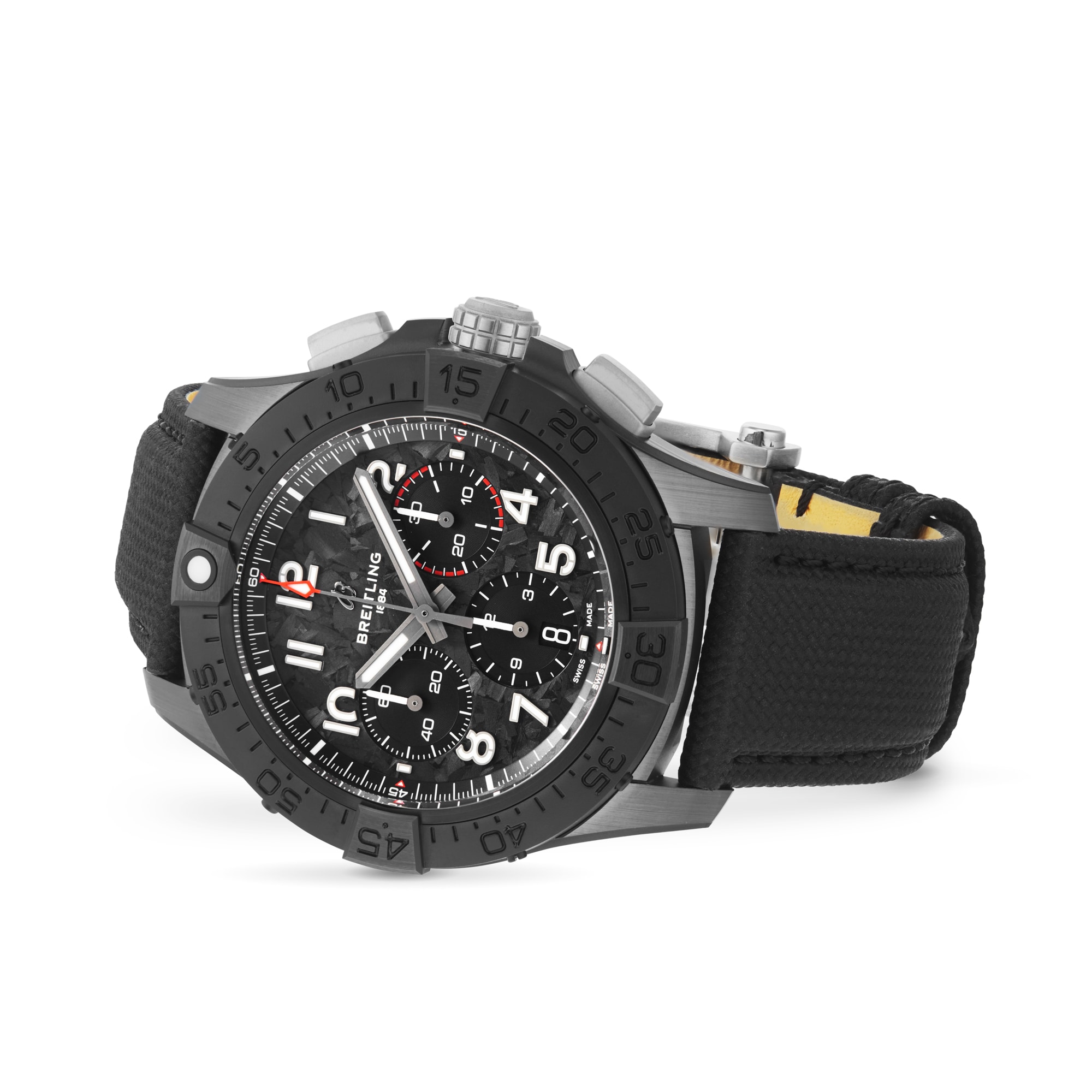 Breitling Avenger B01 Chronograph 44mm Night Mission Mens Watch Black