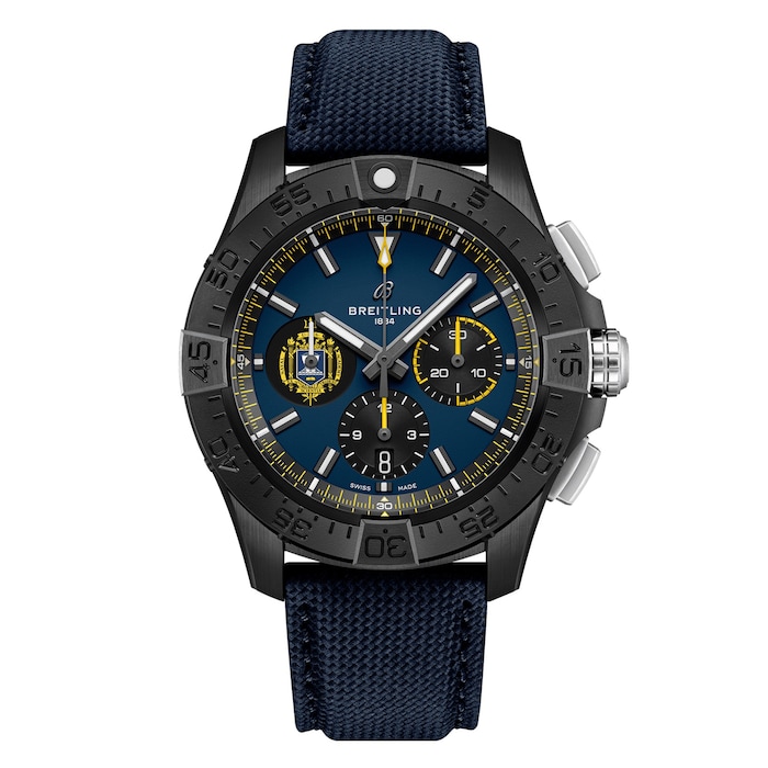 Breitling Avenger B01 Chronograph Night Mission USN Naval Academy 44mm Mens Watch