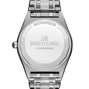 Breitling Chronomat Automatic 36 South Sea Ice Blue Stainless Steel Bracelet Ladies Watch
