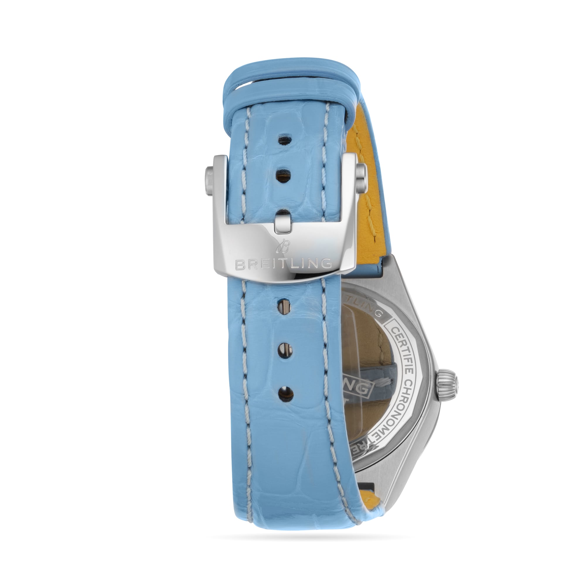Breitling Chronomat Automatic 36 South Sea Ice Blue Leather Strap Ladies Watch Breitling Chronomat Automatic 36 South Sea Ice Blue Leather Strap Ladies Watch