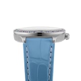 Breitling Chronomat Automatic 36 South Sea Ice Blue Leather Strap Ladies Watch