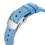 Breitling Chronomat Automatic 36 South Sea Ice Blue Leather Strap Ladies Watch