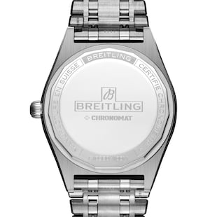 Breitling Chronomat Automatic 36 South Sea Pink Stainless Steel Bracelet Ladies Watch