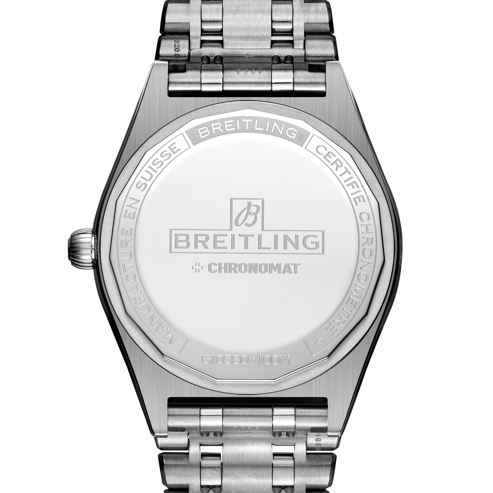 Breitling Chronomat Automatic 36 South Sea Pink Stainless Steel Bracelet Ladies Watch