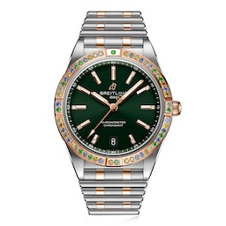17532600 - Chronomat Automatic 36 South Sea Green Stainless Steel & 18ct Rose Gold Bracelet Ladies Watch