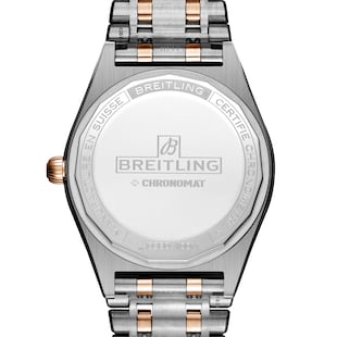 Breitling Chronomat Automatic 36 South Sea Green Stainless Steel & 18ct Rose Gold Bracelet Ladies Watch