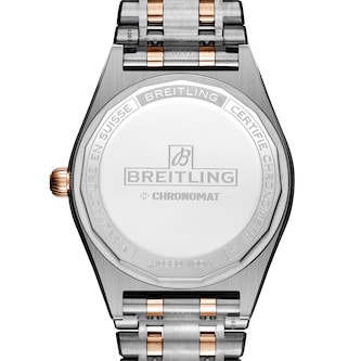 Breitling Chronomat Automatic 36 South Sea Green Stainless Steel & 18ct Rose Gold Bracelet Ladies Watch