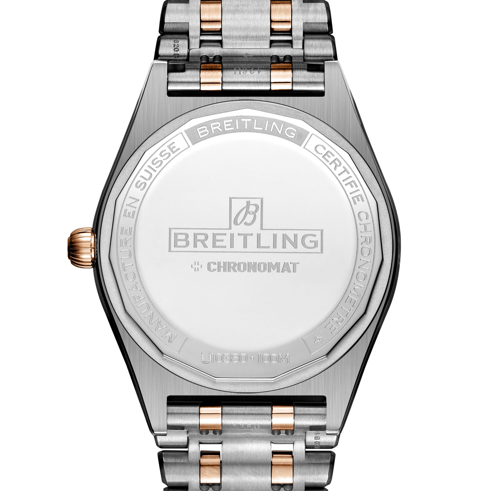 Breitling Chronomat Automatic 36 South Sea Green Stainless Steel & 18ct Rose Gold Bracelet Ladies Watch