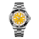 Breitling Superocean Automatic Code Yellow UK Edition 46mm Mens Watch Yellow