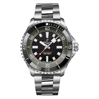 Breitling Superocean Automatic 44mm UK Edition Mens Watch Black Breitling Superocean Automatic 44mm UK Edition Mens Watch Black