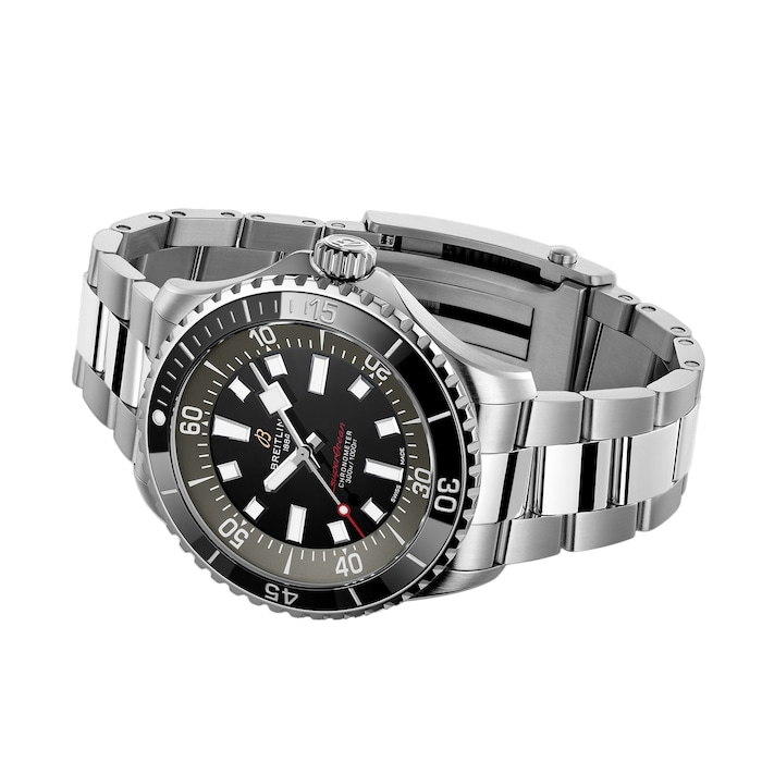 Breitling Superocean Automatic 44mm UK Edition Mens Watch Black