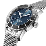 Breitling Superocean Heritage B20 Automatic 44mm UK Exclusive Mens Watch Blue Stainless Steel