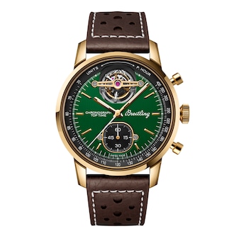 Breitling Top Time B21 Ford Mustang Tourbillon 43mm Mens Watch Green Breitling Top Time B21 Ford Mustang Tourbillon 43mm Mens Watch Green