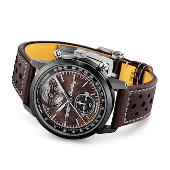 Breitling Top Time B21 Chevrolet Corvette Tourbillon 44mm Mens Watch Brown