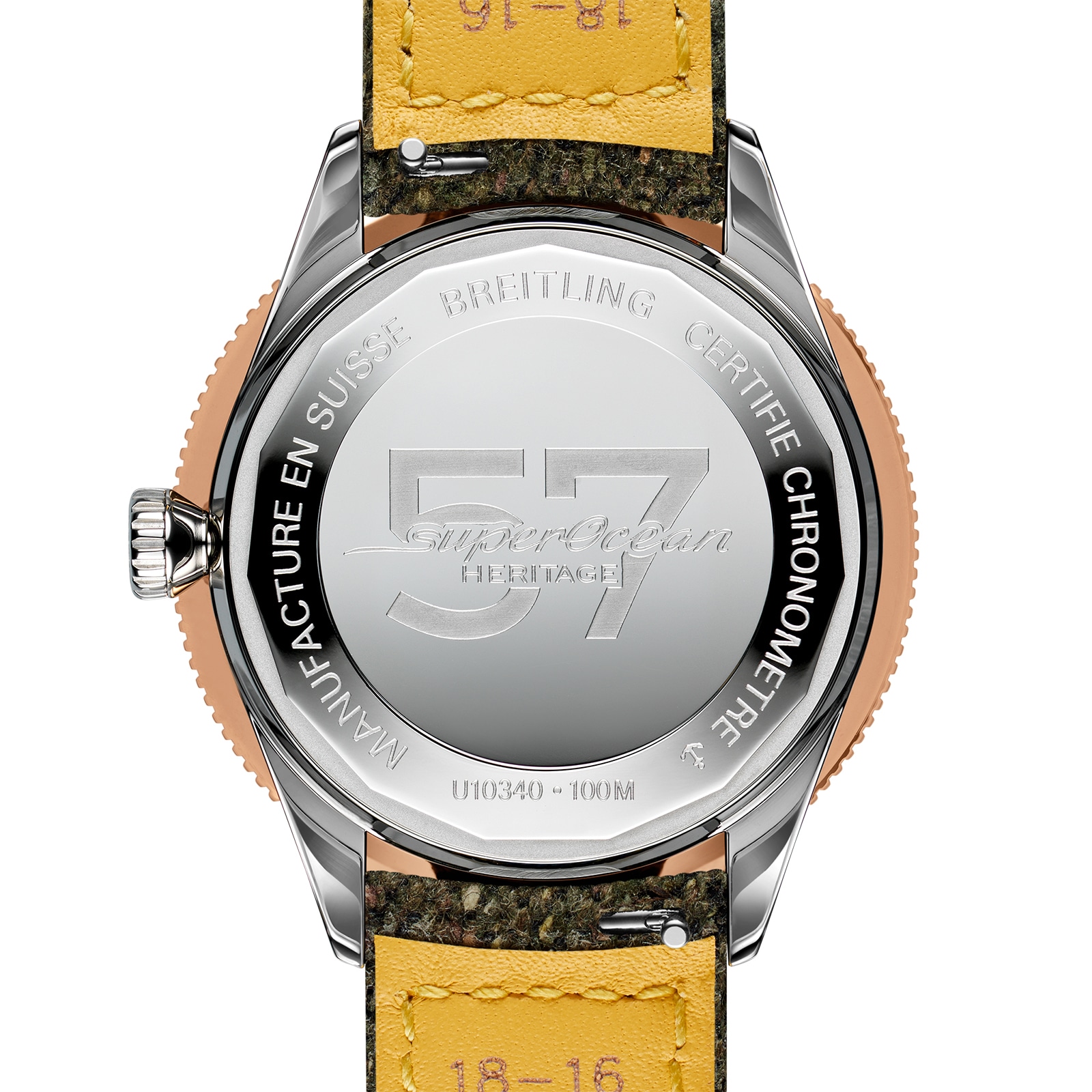 Breitling Superocean Heritage '57 Highlands Capsule 38mm Mens Watch Green 2 Straps