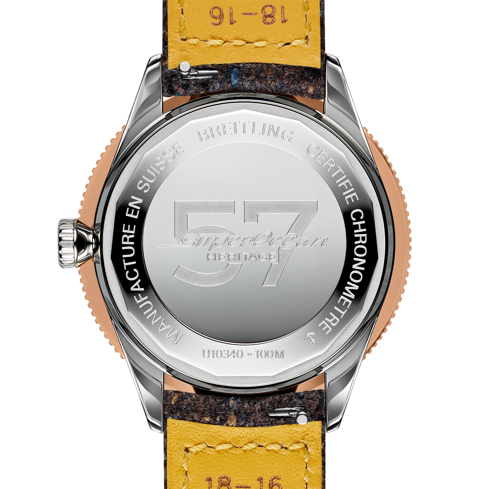 Breitling Superocean Heritage '57 Highlands Capsule 38mm Mens Watch Blue 2 Straps