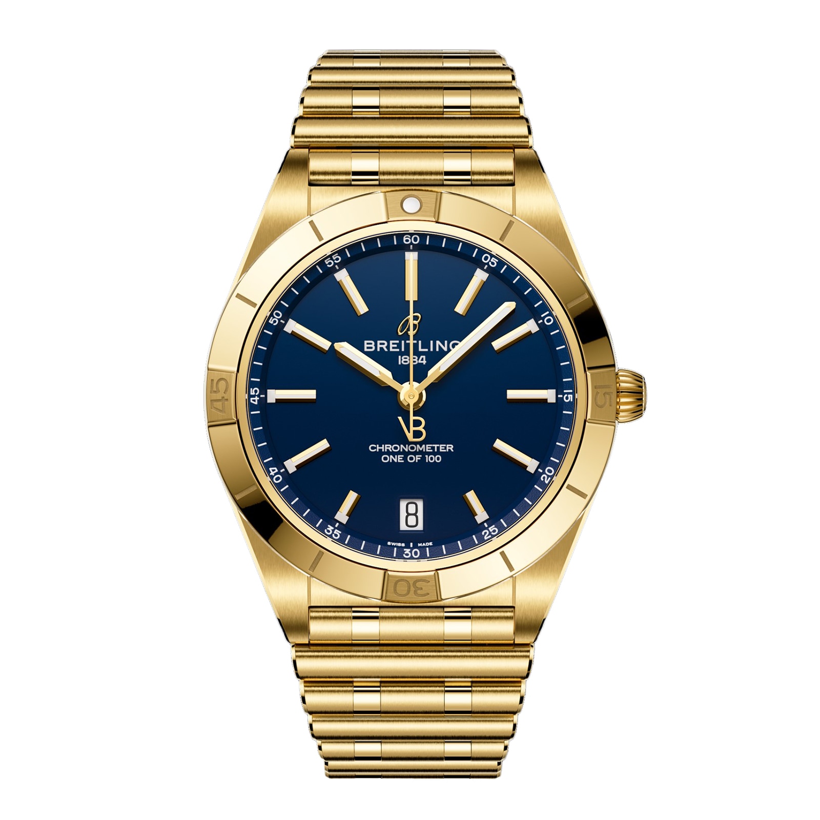 Chronomat Automatic 36mm Victoria Beckham Limited Edition Ladies Watch  Midnight Blue Yellow Gold