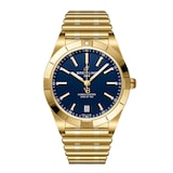 Breitling Chronomat Automatic 36mm Victoria Beckham Limited Edition Ladies Watch Midnight Blue Yellow Gold