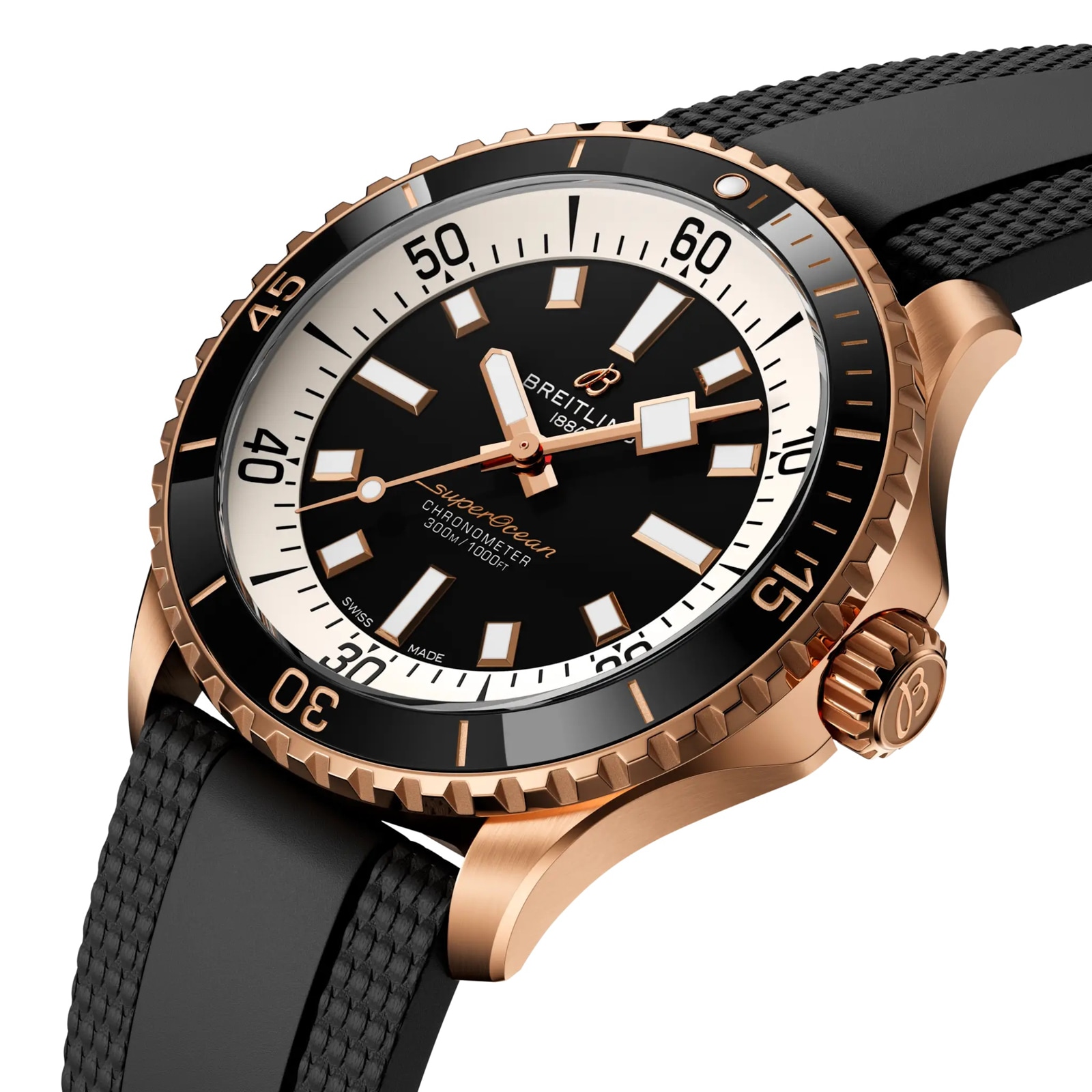 Breitling Superocean Automatic 42mm Mens Watch Black