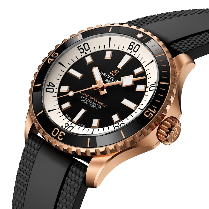 Breitling Superocean Automatic 42mm Mens Watch Black