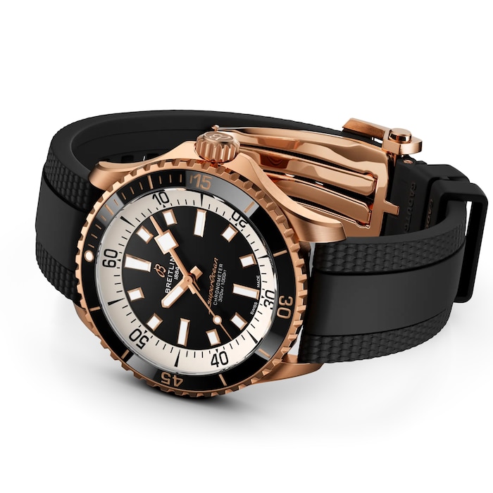 Breitling Superocean Automatic 42mm Mens Watch Black