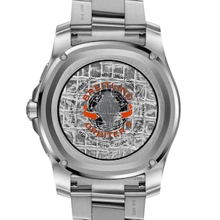 Breitling Aerospace B70 Orbiter 25th Anniversary 43mm Mens Watch Orange Titanium