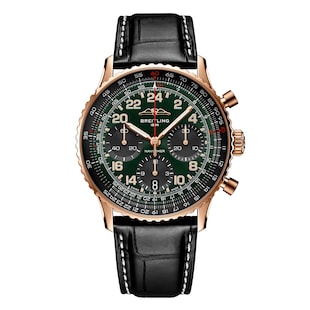 Breitling Navitimer Cosmanaute 41mm Limited Edition Mens Watch Green