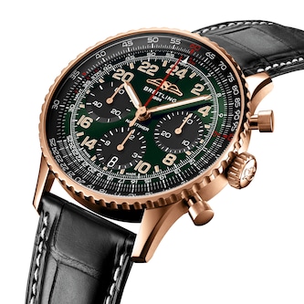 Breitling Navitimer Cosmanaute 41mm Limited Edition Mens Watch Green