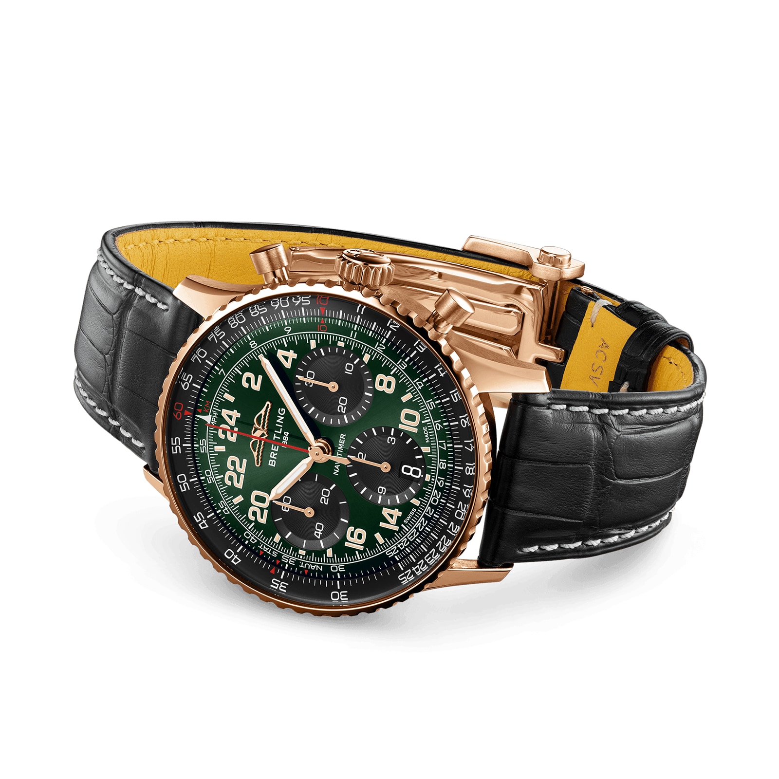 Breitling Navitimer Cosmanaute 41mm Limited Edition Mens Watch Green