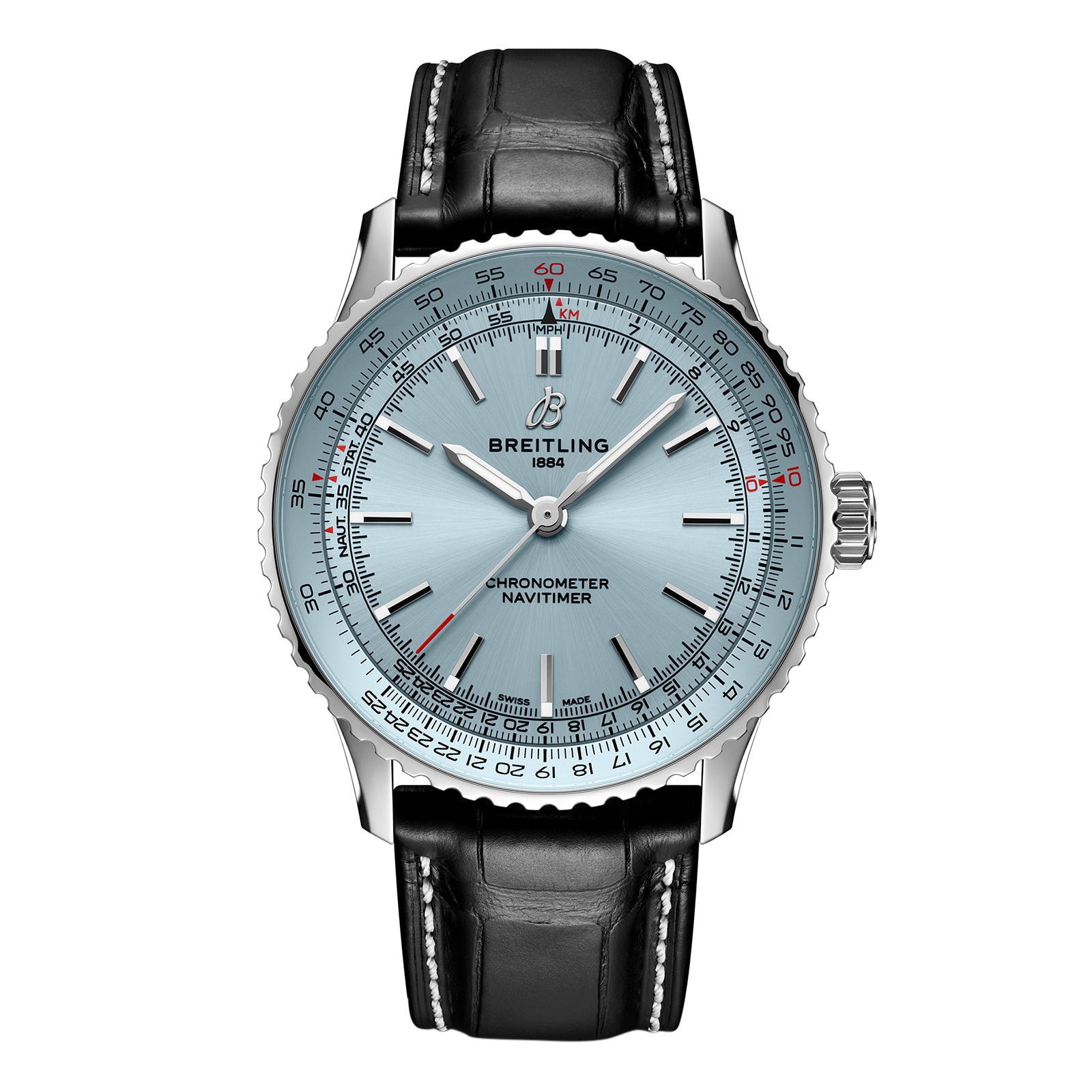 Breitling Navitimer Automatic 41mm Mens Watch Light Blue Breitling Navitimer Automatic 41mm Mens Watch Light Blue