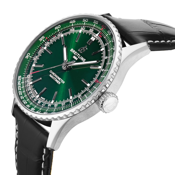 Breitling Navitimer Automatic 41mm Mens Watch Green