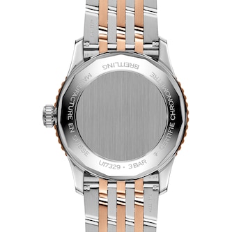 Breitling Navitimer Automatic 41mm Mens Watch Silver Stainless Steel And 18k Red Gold