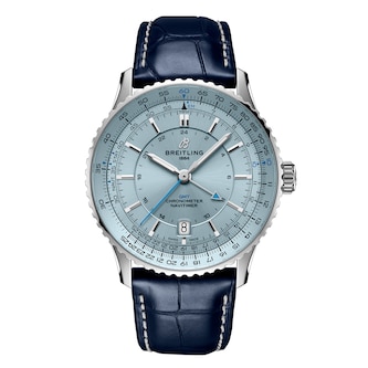 Breitling Navitimer Automatic GMT 41mm Mens Watch Light Blue Breitling Navitimer Automatic GMT 41mm Mens Watch Light Blue