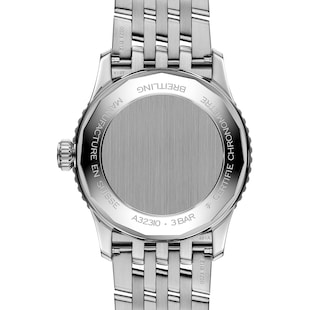 Breitling Navitimer Automatic GMT 41mm Mens Watch Silver Stainless Steel