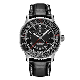 Breitling Navitimer Automatic GMT 41mm Mens Watch Black