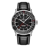 Breitling Navitimer Automatic GMT 41mm Mens Watch Black