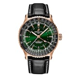Breitling Navitimer Automatic GMT 41mm Mens Watch Green