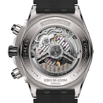 Breitling Super Chronomat B01 44mm Mens Watch Grey Rubber Breitling Super Chronomat B01 44mm Mens Watch Grey Rubber