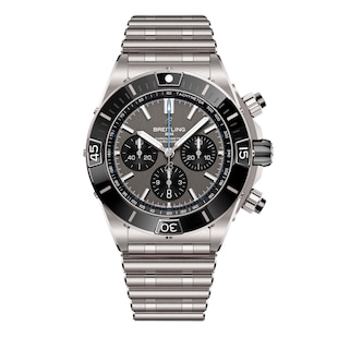 Breitling Super Chronomat B01 44mm Mens Watch Grey Titanium