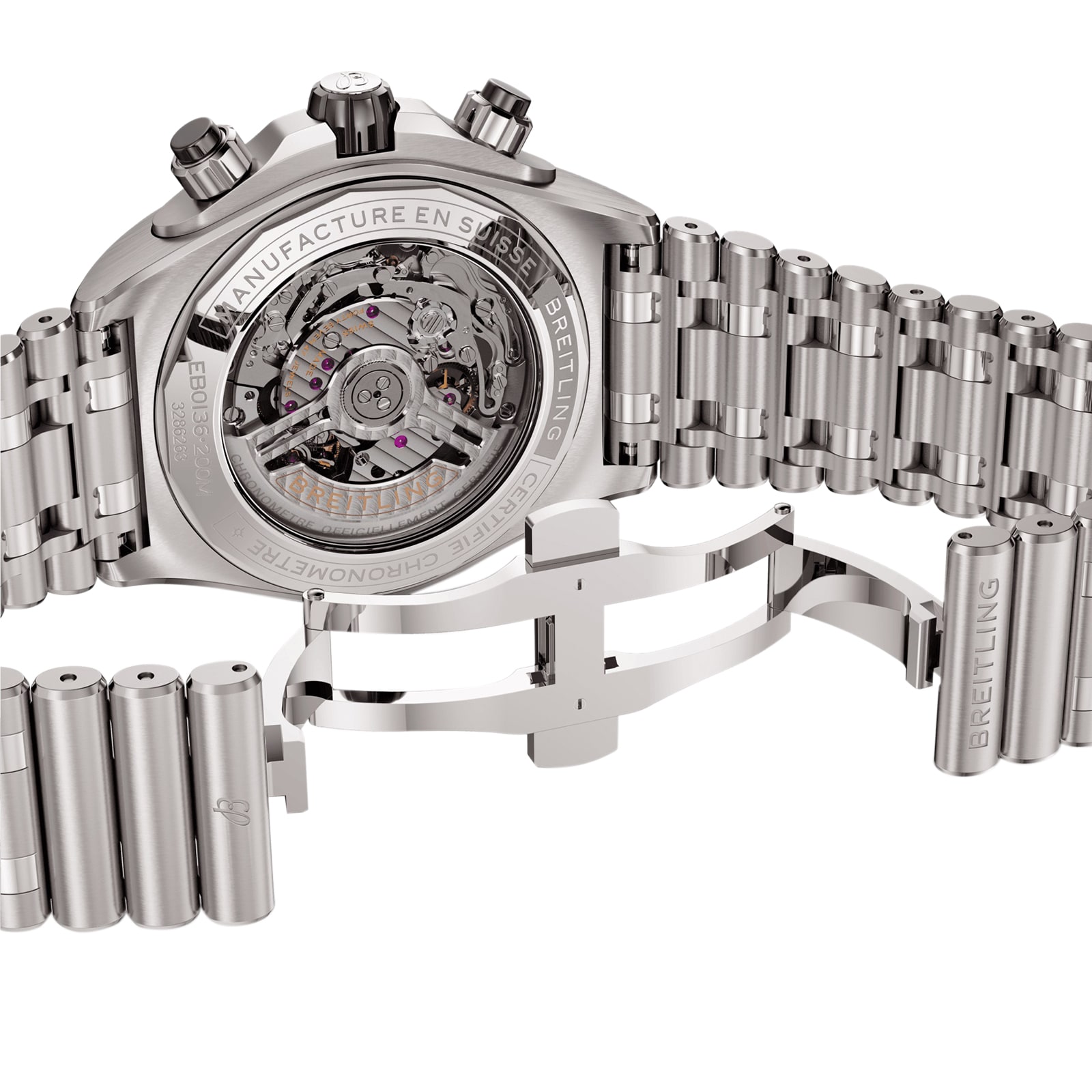 Breitling Super Chronomat B01 44mm Mens Watch Grey Titanium