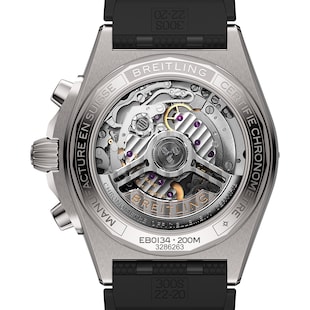Breitling Chronomat B01 42mm Mens Watch Grey Rubber