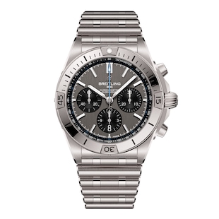 Breitling Chronomat B01 42mm Mens Watch Grey Titanium