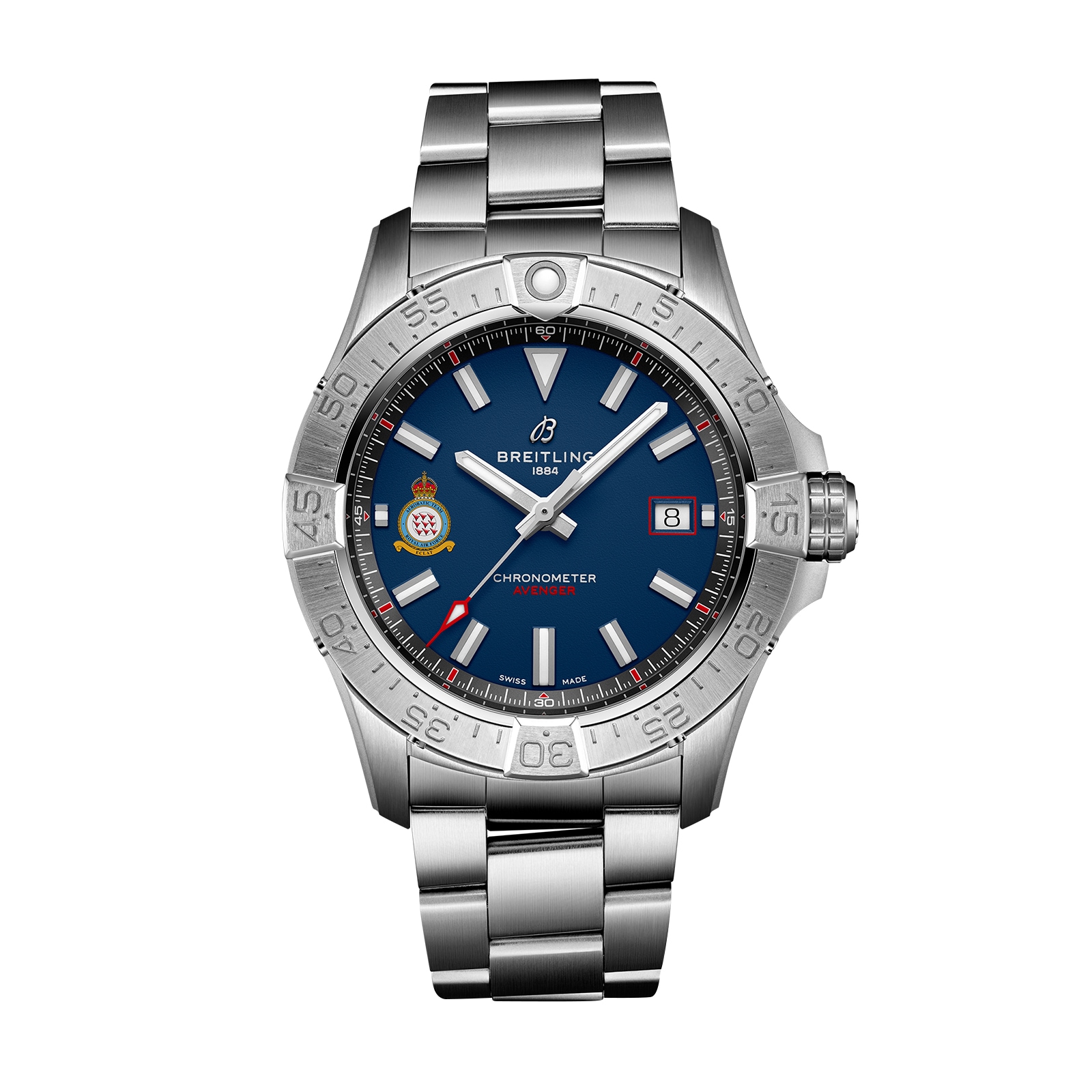 Breitling Avenger Red Arrows 60th Anniversary Edition 42mm Mens Watch Blue Breitling Avenger Red Arrows 60th Anniversary Edition 42mm Mens Watch Blue