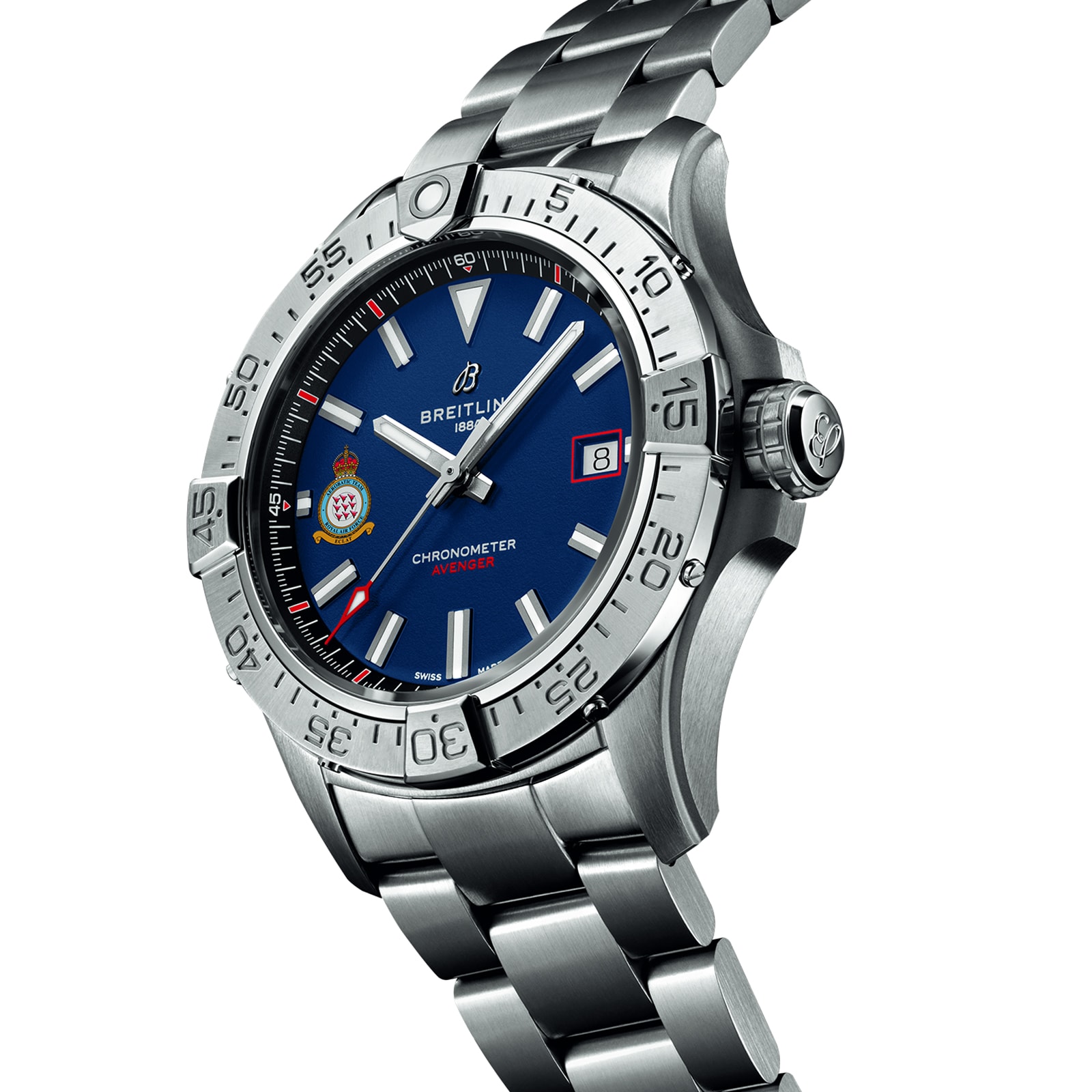 Breitling Avenger Red Arrows 60th Anniversary Edition 42mm Mens Watch Blue Breitling Avenger Red Arrows 60th Anniversary Edition 42mm Mens Watch Blue